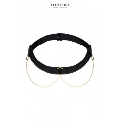 Collier Choker chaînes dorées