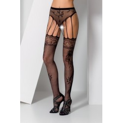 Collants ouverts S016 - Noir