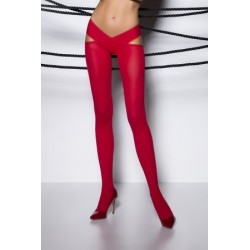 Collants ouverts TI005 - rouge