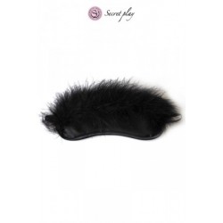 Bandeau noir marabou -...