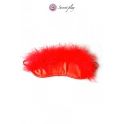 Bandeau rouge marabou -...