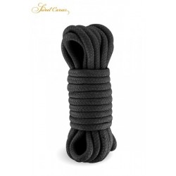 Corde de bondage noire 5m -...