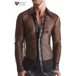 Chemise transparente Cesare...