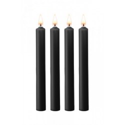 4 bougies SM noires Large -...